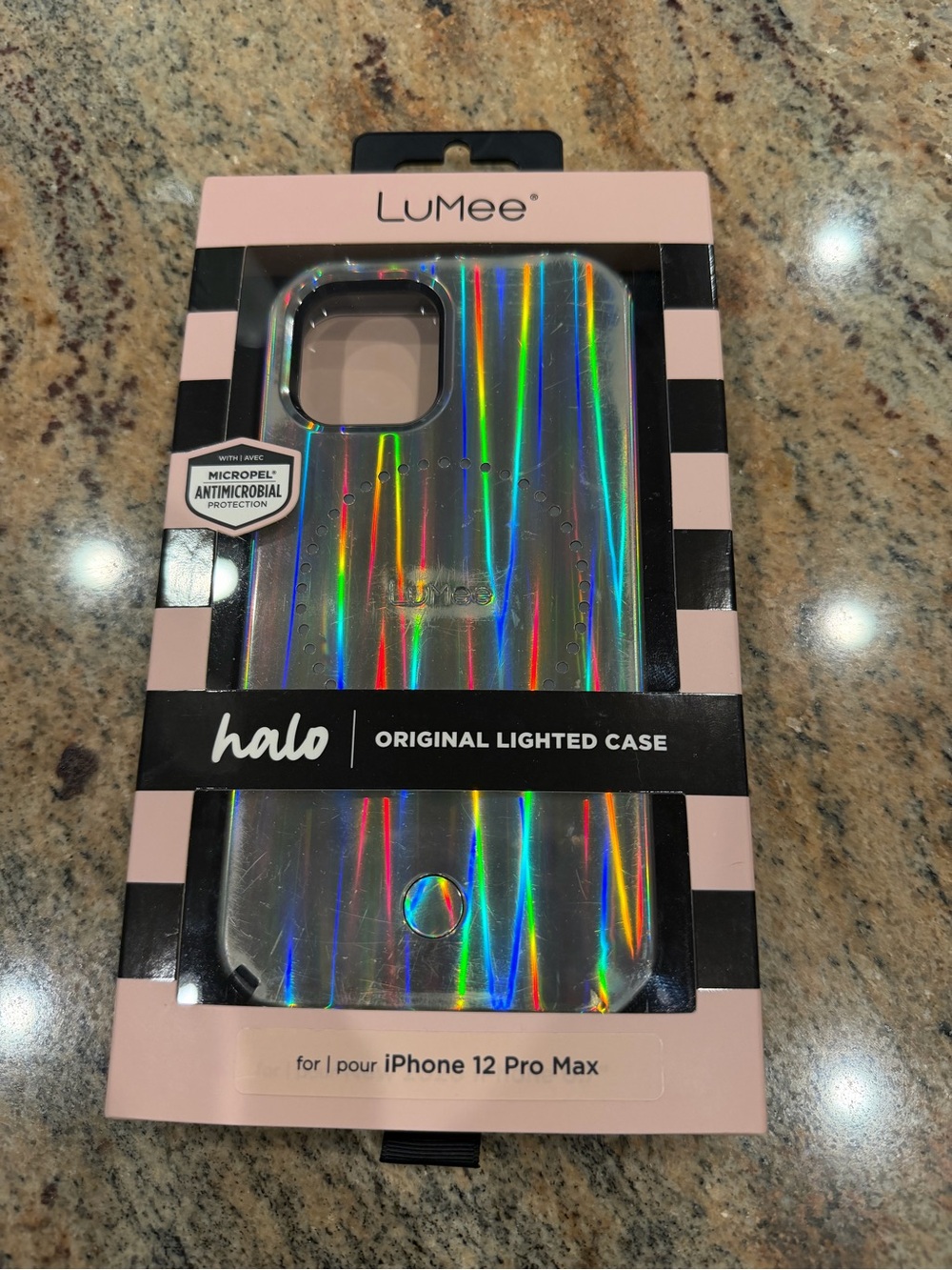 Paris Hilton Lumee Halo Holographic Selfie Cell Case Fits Apple 12 Pro Max